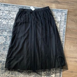 J. Crew black holiday skirt